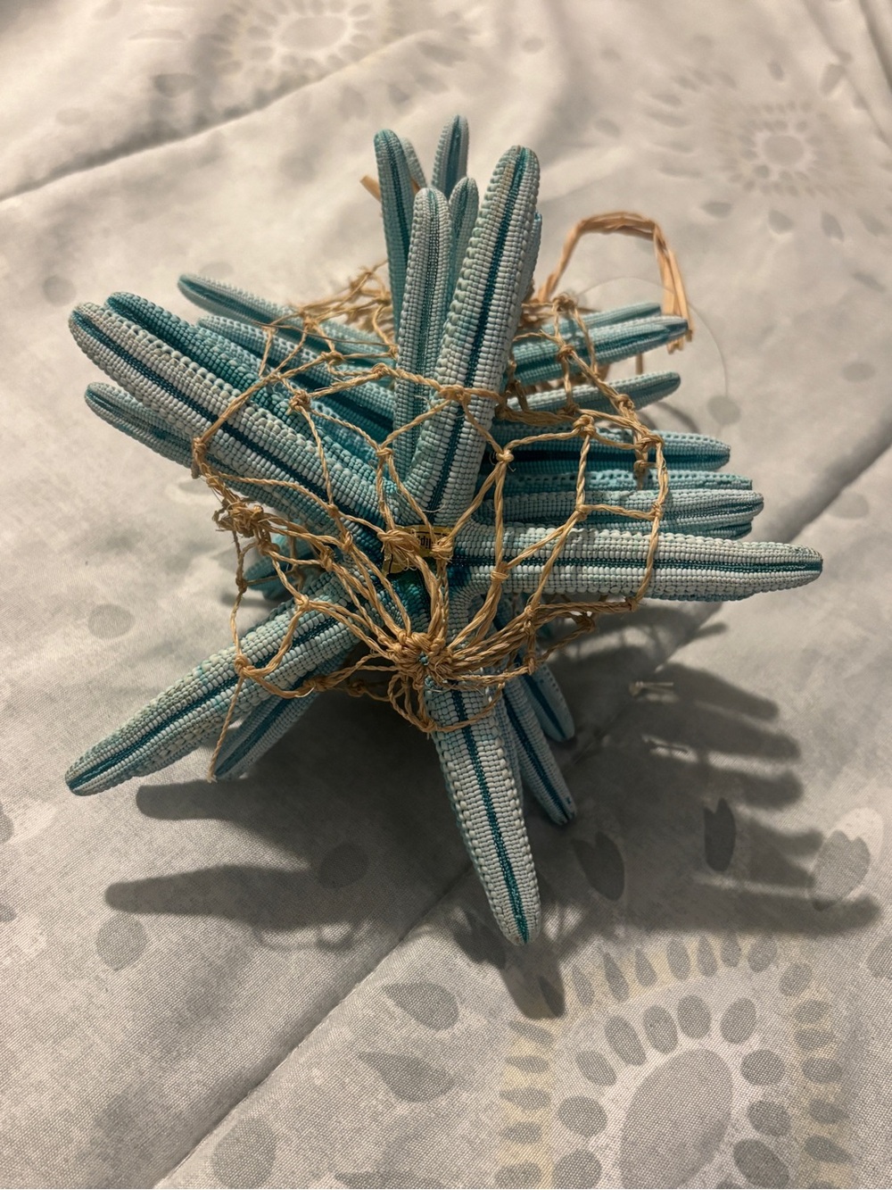 Source Unknown Teal Starfish Cluster Decorative Accent